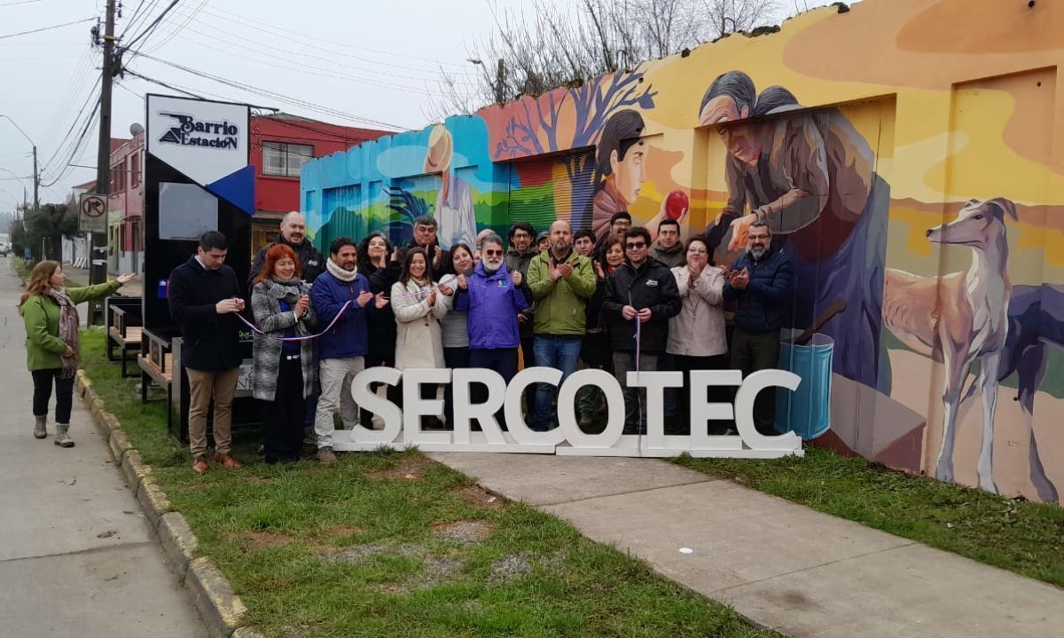 Barrio Estación de Paillaco pone en valor su historia y comercio junto a Sercotec Los Ríos